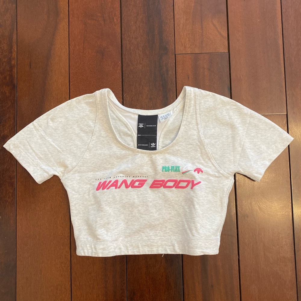 Alexander wang x adidas built in bra top size medium